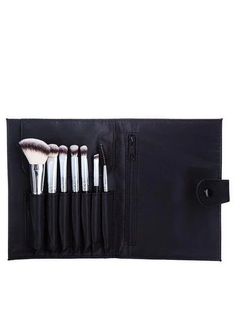 7 Pce Travel Makeup Brush Set