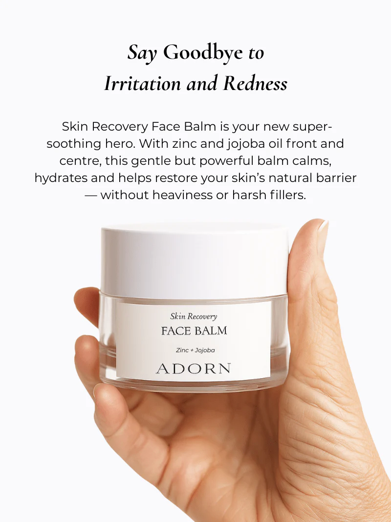 Natural Face Recovery Balm for Dry Sensitive Skin | Zinc + Jojoba - Image 3