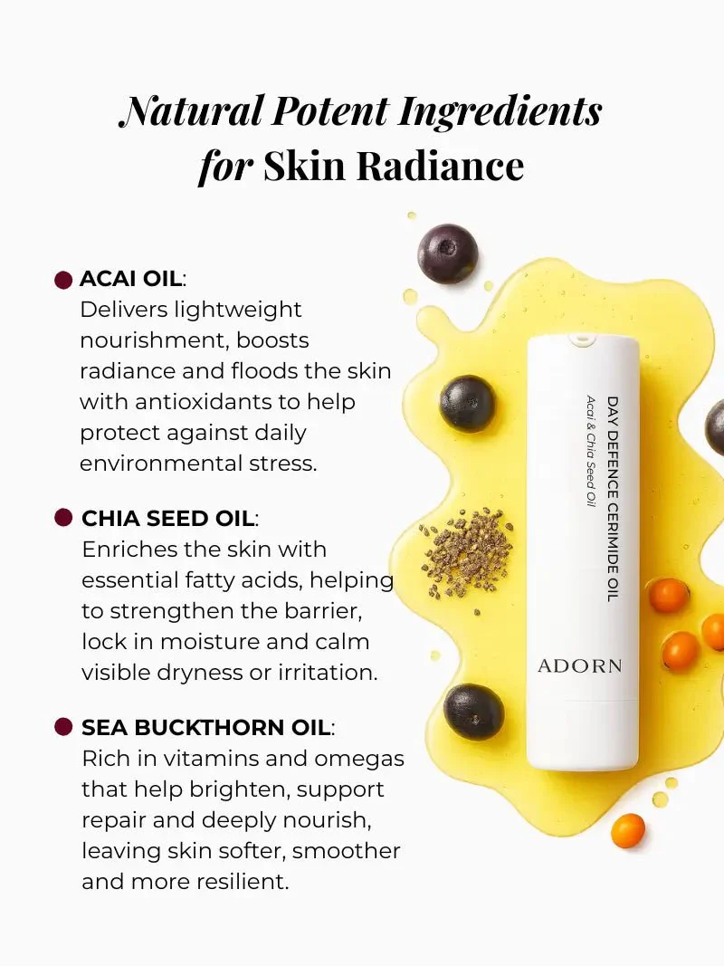 Day Defence Antioxidant Makeup & Face Oil | Refillable - Image 3