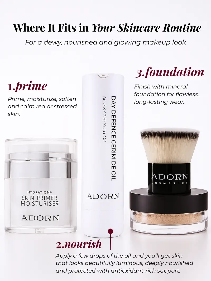 Day Defence Antioxidant Makeup & Face Oil | Refillable - Image 6