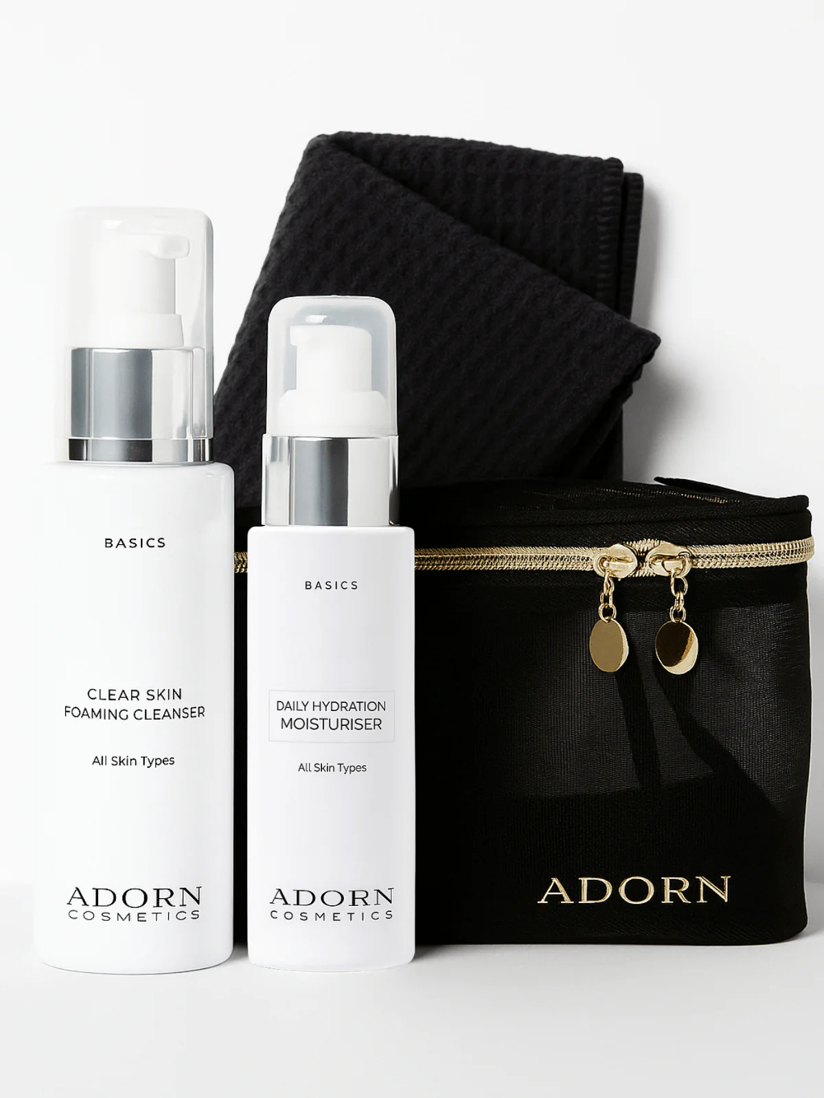 Natural Cleanser + Moisturiser Morning Basics | 4 Pce Set