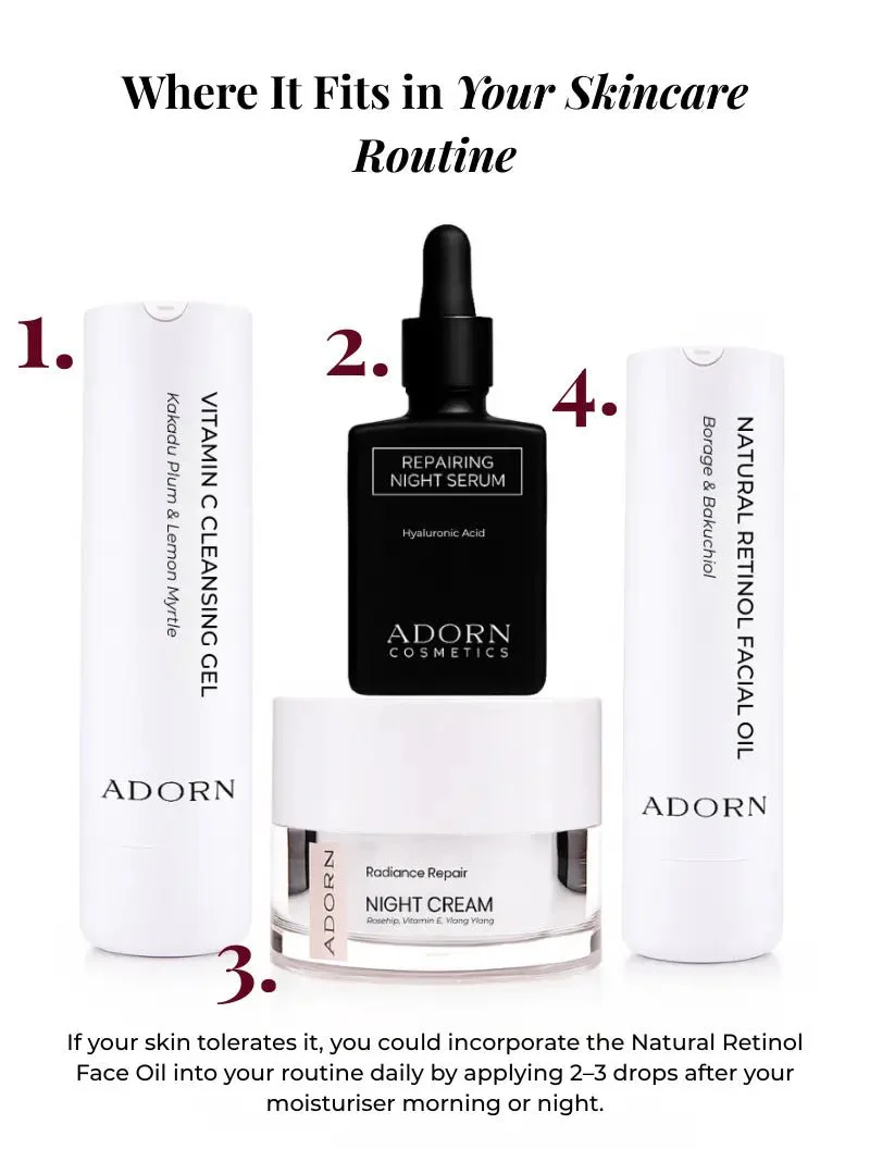 Natural Retinol Borage Bakuchiol Oil | Refillable - Image 5