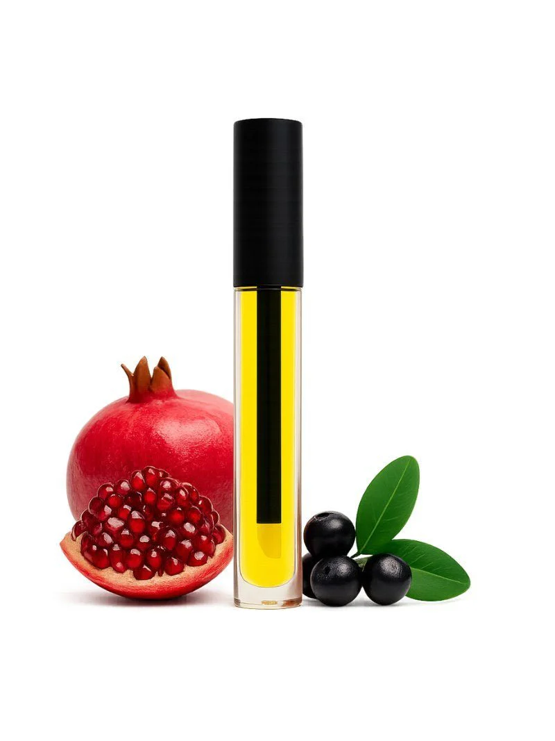 Natural Lip Oil, Glaze + Strawberry Lip Scrub | 3 Pce Lip Care Set - Image 5