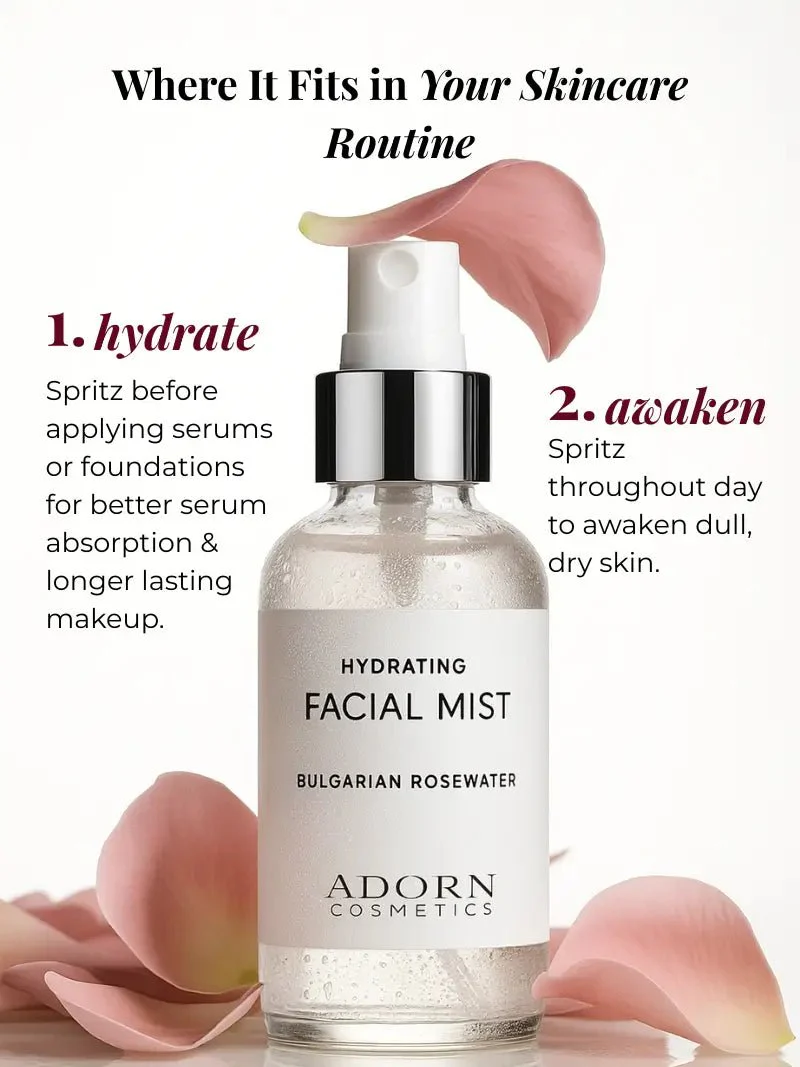 Pure Rosewater Hydrating Face Mist | Refillable - Image 3
