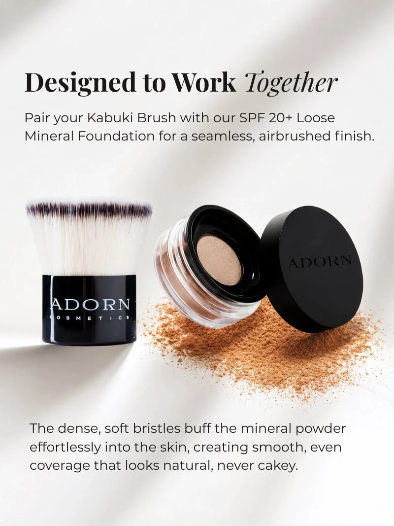 Vegan Kabuki Brush | Foundation Essentials - Image 3