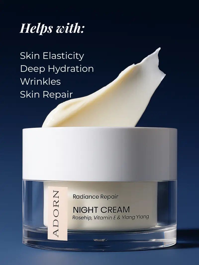 Vitamin E Dry Skin Night Repair Cream | Refillable - Image 4